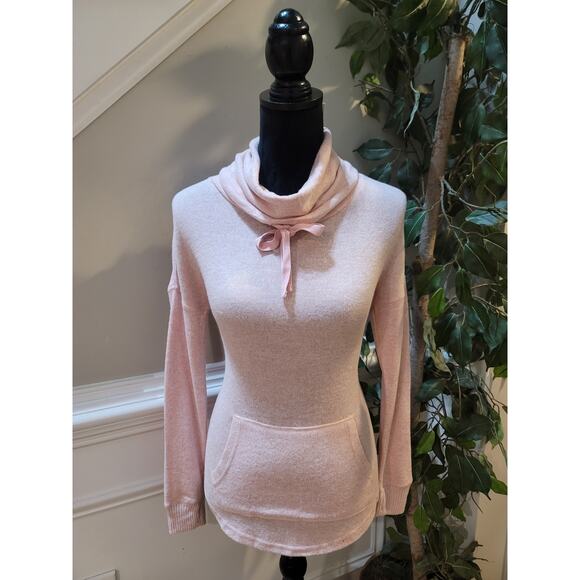 Boxercraft Sweater Women's XS Blush Heather Soft Cuddle Cowl Neck Long Sleeves - Picture 2 of 12